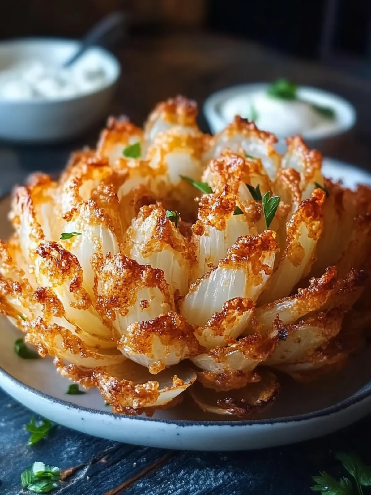 Crispy Blooming Onions in the Air Fryer Made Easy at Home 2 Crispy Blooming Onions in the Air Fryer