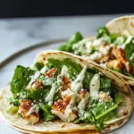 High Protein Smash Chicken Caesar Tacos for Crunchy Bliss 8 High Protein Smash Chicken Caesar Tacos
