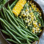 Summer Corn and Green Beans with Herb Butter Bliss 9 Summer Corn + Green Beans with Herb Butter