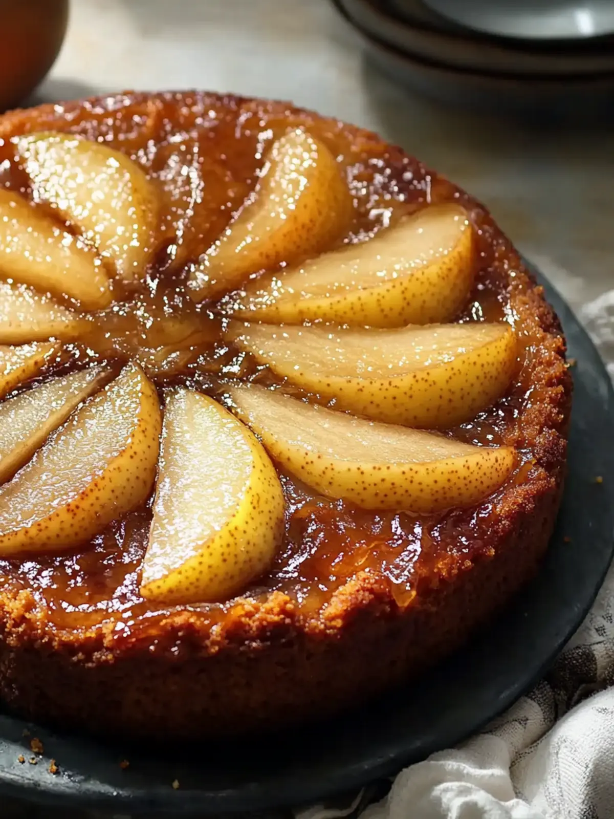Irresistible Vanilla Pear Upside-Down Cake for Cozy Nights 5 Vanilla Pear Upside-Down Cake
