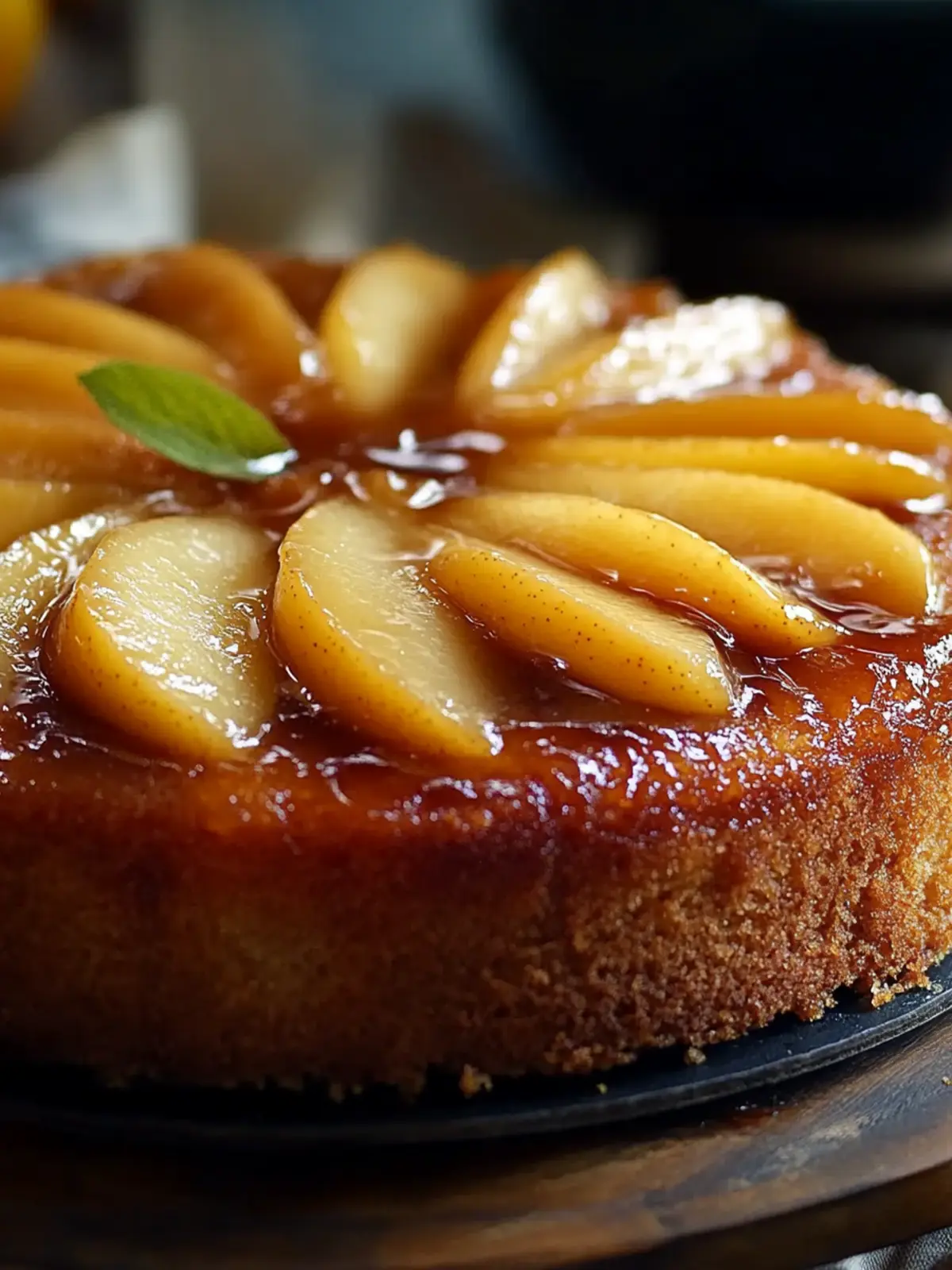 Irresistible Vanilla Pear Upside-Down Cake for Cozy Nights 4 Vanilla Pear Upside-Down Cake