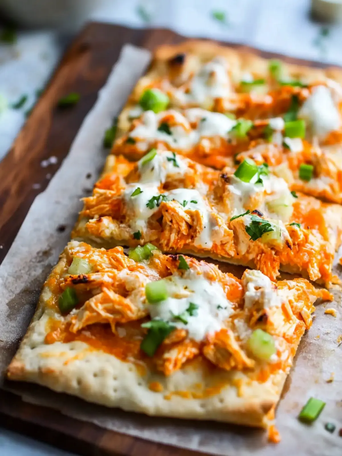 High Protein Buffalo Chicken Flatbread for Ultimate Flavor Boost 5 High Protein Buffalo Chicken Flatbread