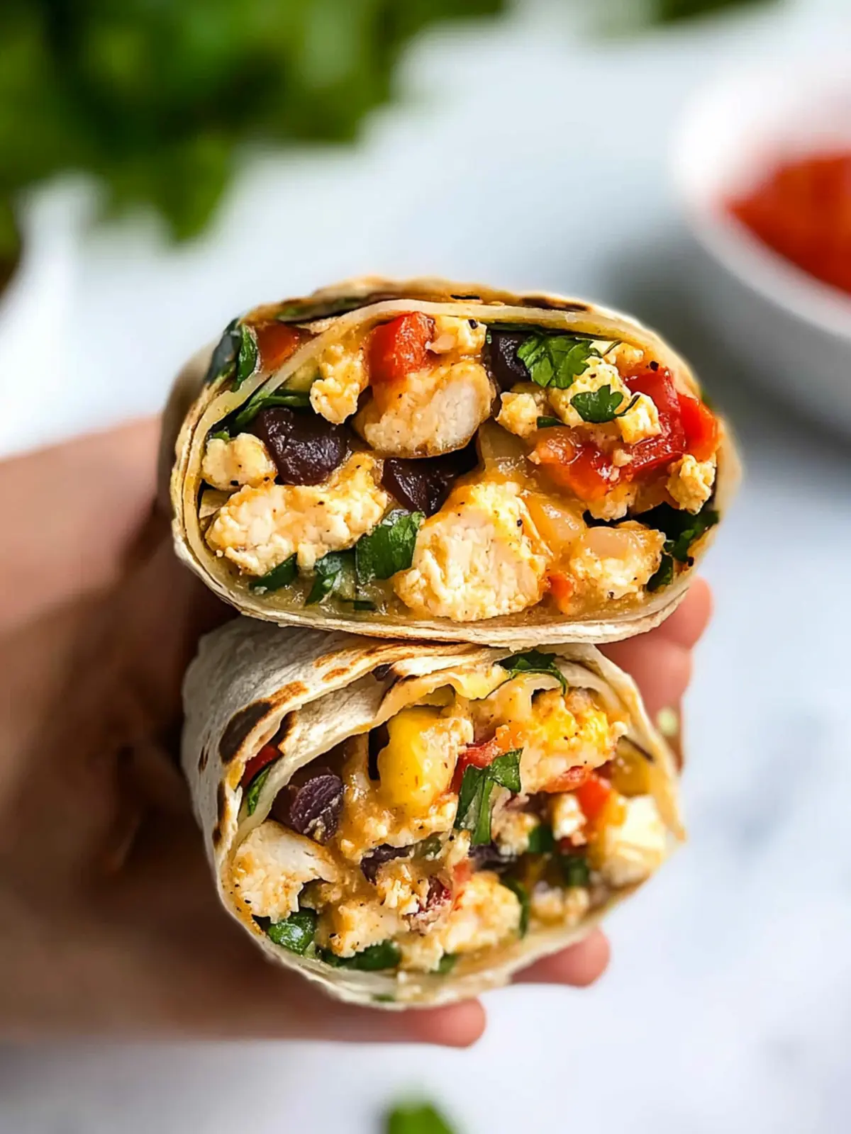 Low-Calorie Healthy Breakfast Burritos for Easy Meal Prep 5 Low- Calorie Healthy Breakfast Burritos (Meal-Prep Friendly)