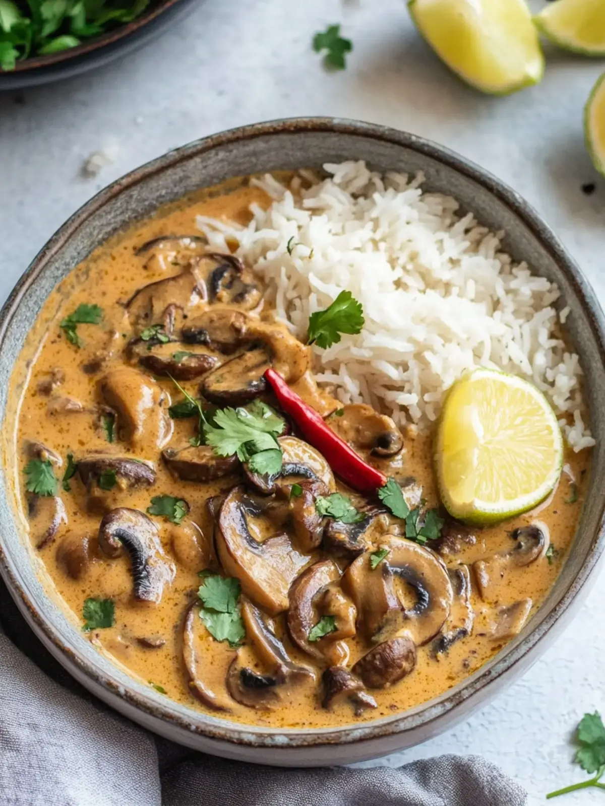 Creamy Mushroom Coconut Curry That'll Wow Your Taste Buds 4 Creamy Mushroom Coconut Curry