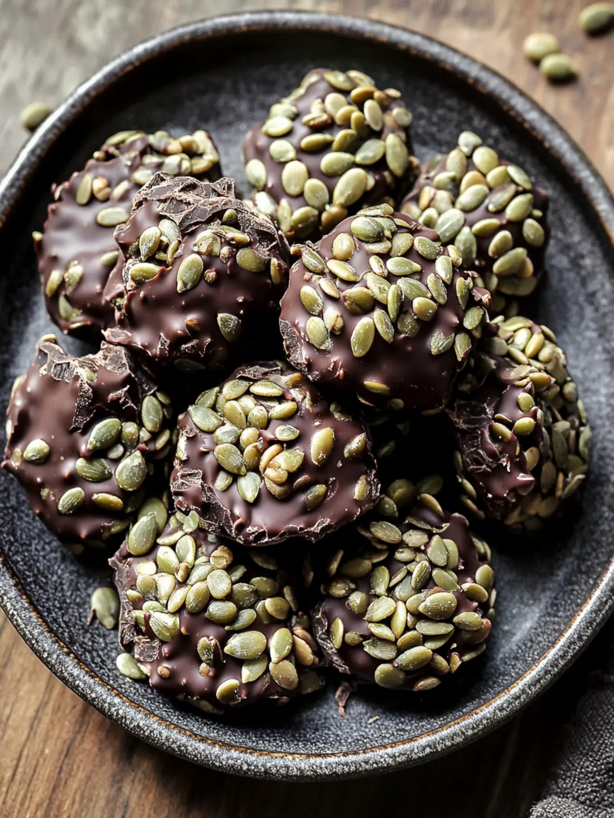 Decadent Pumpkin Seed Chocolate Bites You’ll Crave Daily 2 Pumpkin Seed Chocolate Bites