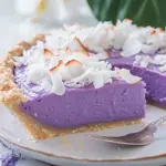 Irresistible Purple Sweet Potato Pie with Coconut Haupia Topping 7 Purple Sweet Potato Pie with Coconut Topping (Haupia)