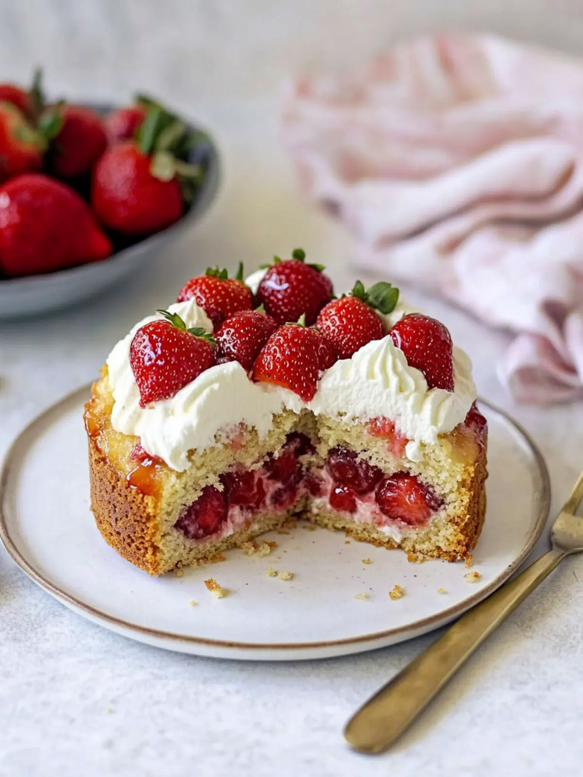 Delightful 4th of July Strawberry Spoon Cake to Impress Guests 4 4th of July Strawberry Spoon Cake