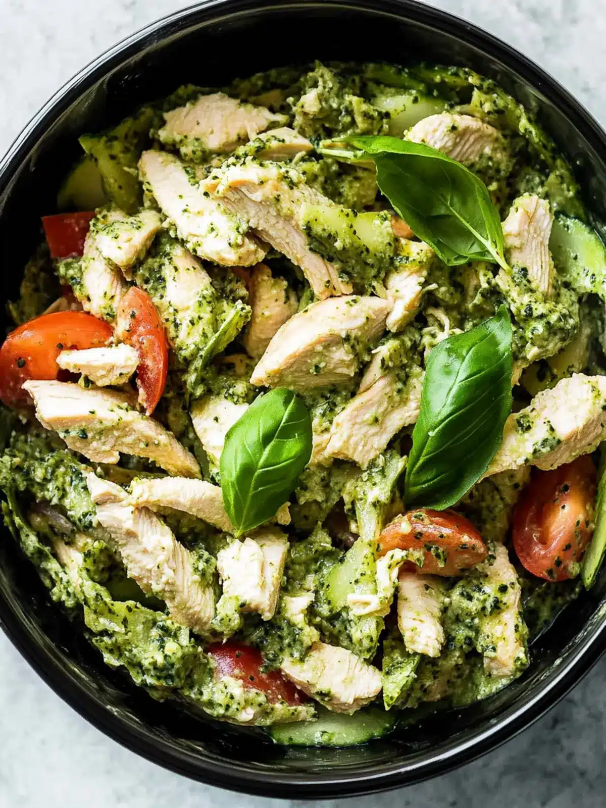 Easy Pesto Chicken Salad Recipe Perfect for Delicious Wraps 2 Easy Pesto Chicken Salad Recipe (Great for Wraps!)