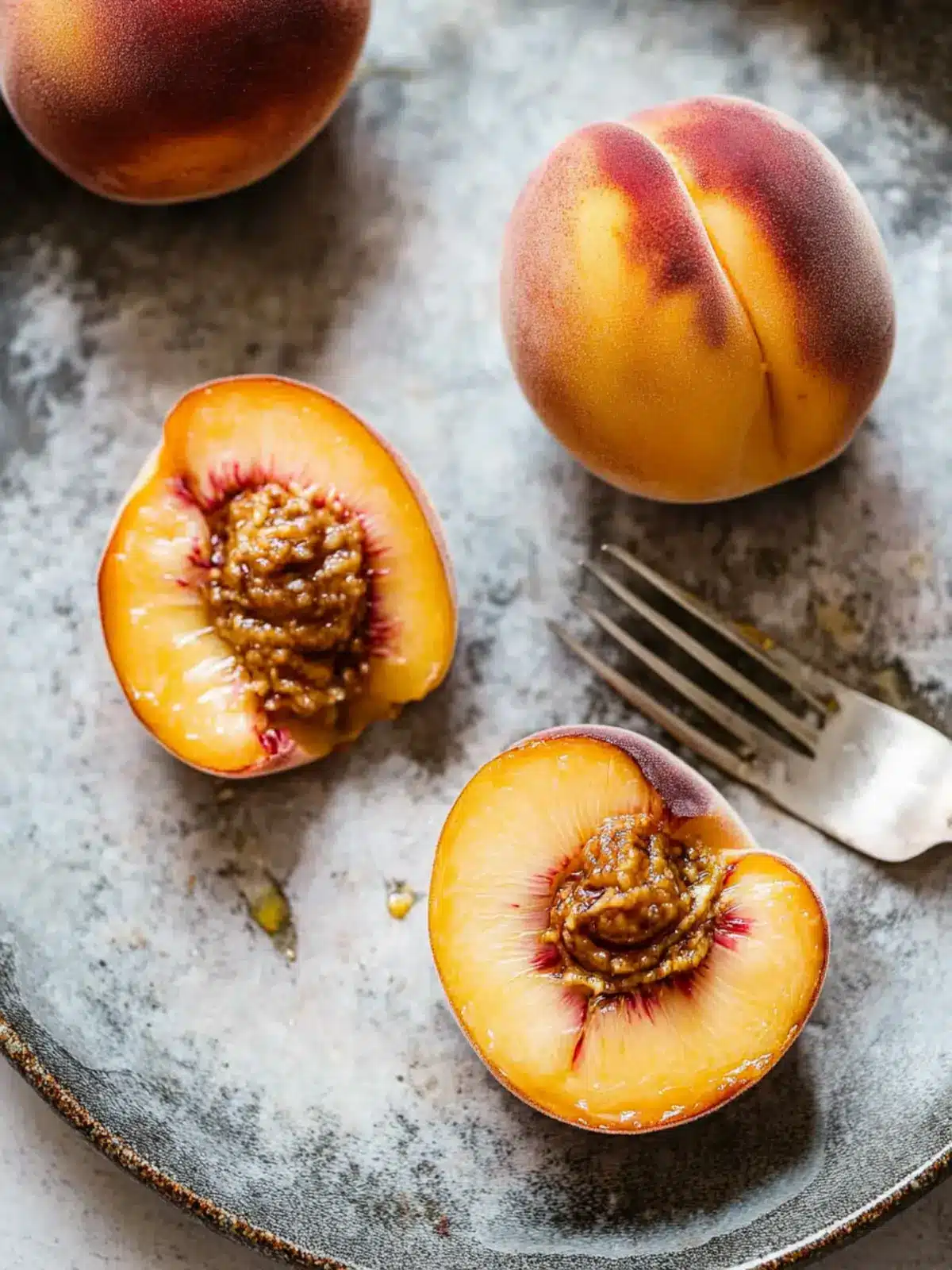 Irresistibly Sweet Baked Peaches with Crunchy Pecan Boost 3 Baked Peaches