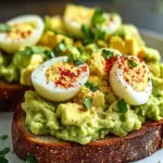 Creamy Avocado Egg Salad Toast with Paprika Recipe Bliss 7 Avocado Egg Salad Toast with Paprika Recipe