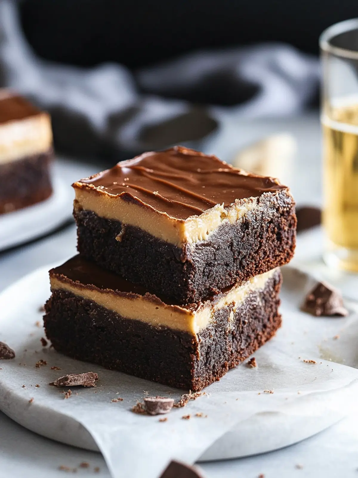 Indulge in Decadent Baileys Brownies with Ganache Delight 3 Baileys Brownies