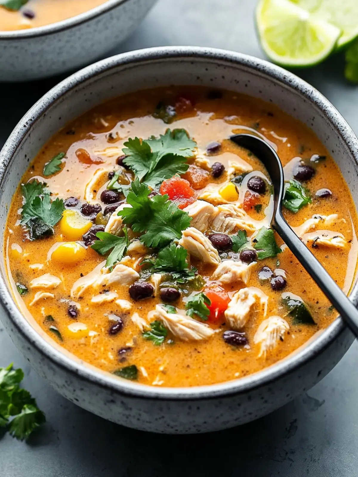 Cozy Up with Easy Chicken, Poblano, and Black Bean Soup 4 Easy Chicken, Poblano, and Black Bean Soup (Small Batch)