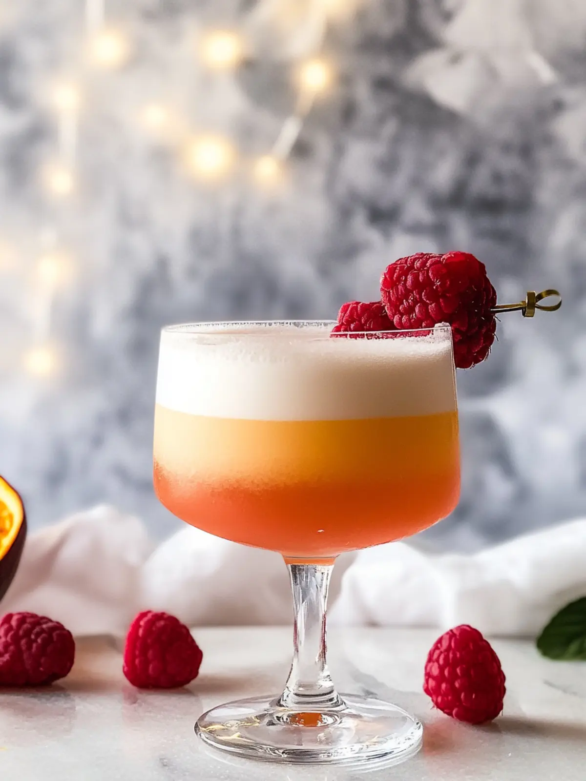 Sip the Sunshine: Raspberry Passionfruit Tequila Sour 4 Raspberry Passionfruit Tequila Sour