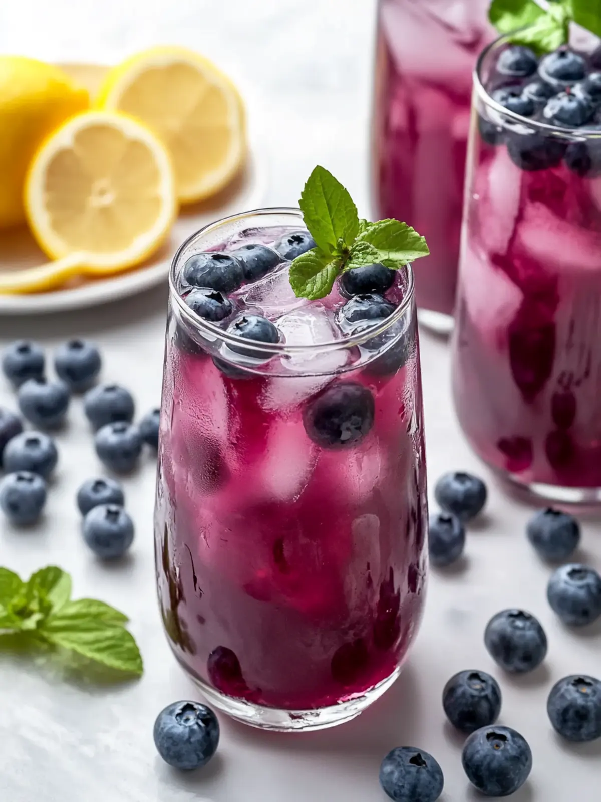 Refresh with Homemade Blueberry Iced Tea – Perfect for Summer! 4 Blueberry Iced Tea