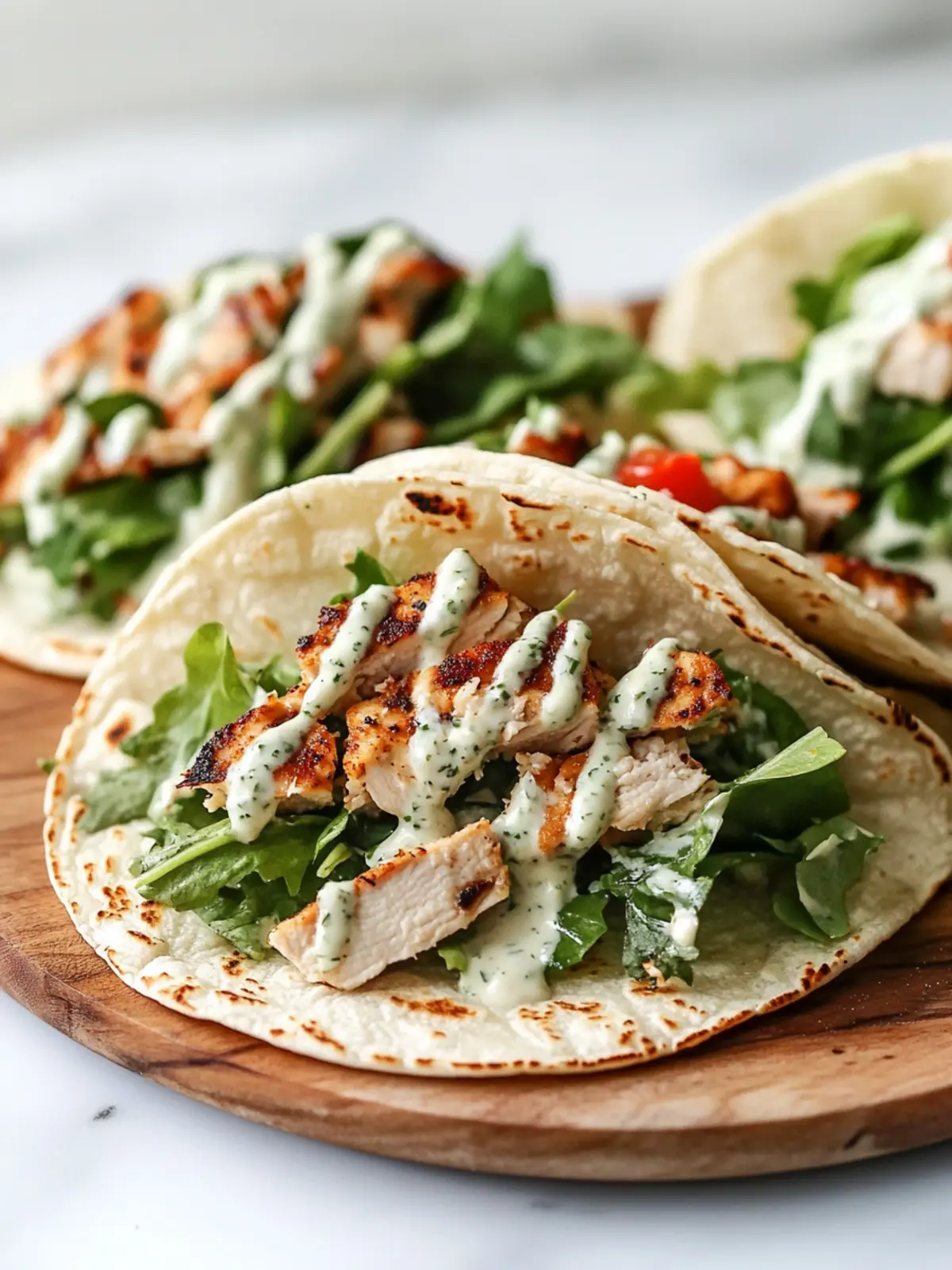 High Protein Smash Chicken Caesar Tacos for Crunchy Bliss 3 High Protein Smash Chicken Caesar Tacos