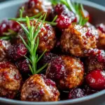 Cranberry Meatballs: Sweet & Savory Holiday Party Star 6 Cranberry Meatballs