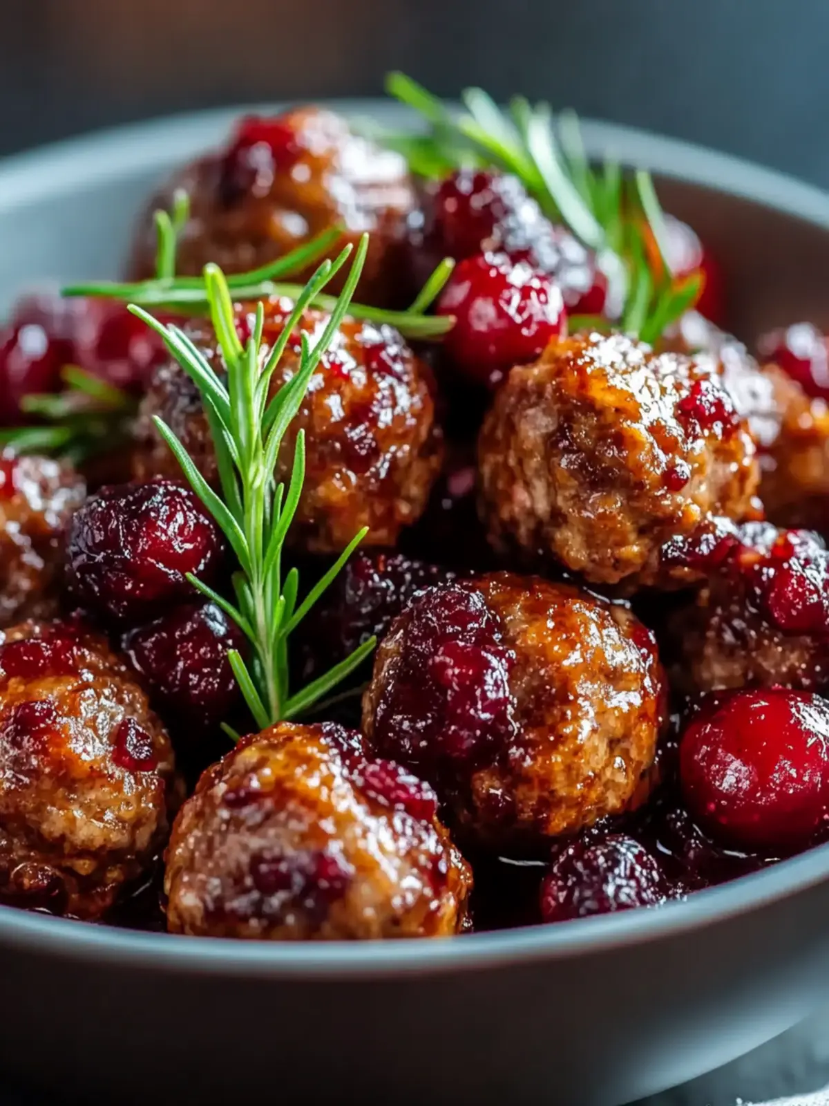 Cranberry Meatballs: Sweet & Savory Holiday Party Star 5 Cranberry Meatballs
