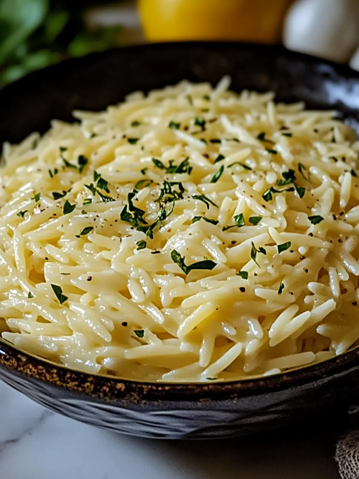 Elevate Your Dinner Game with Garlic Butter Orzo Bliss 5 Elevate Your Dinner Game with Easy Garlic Butter Orzo