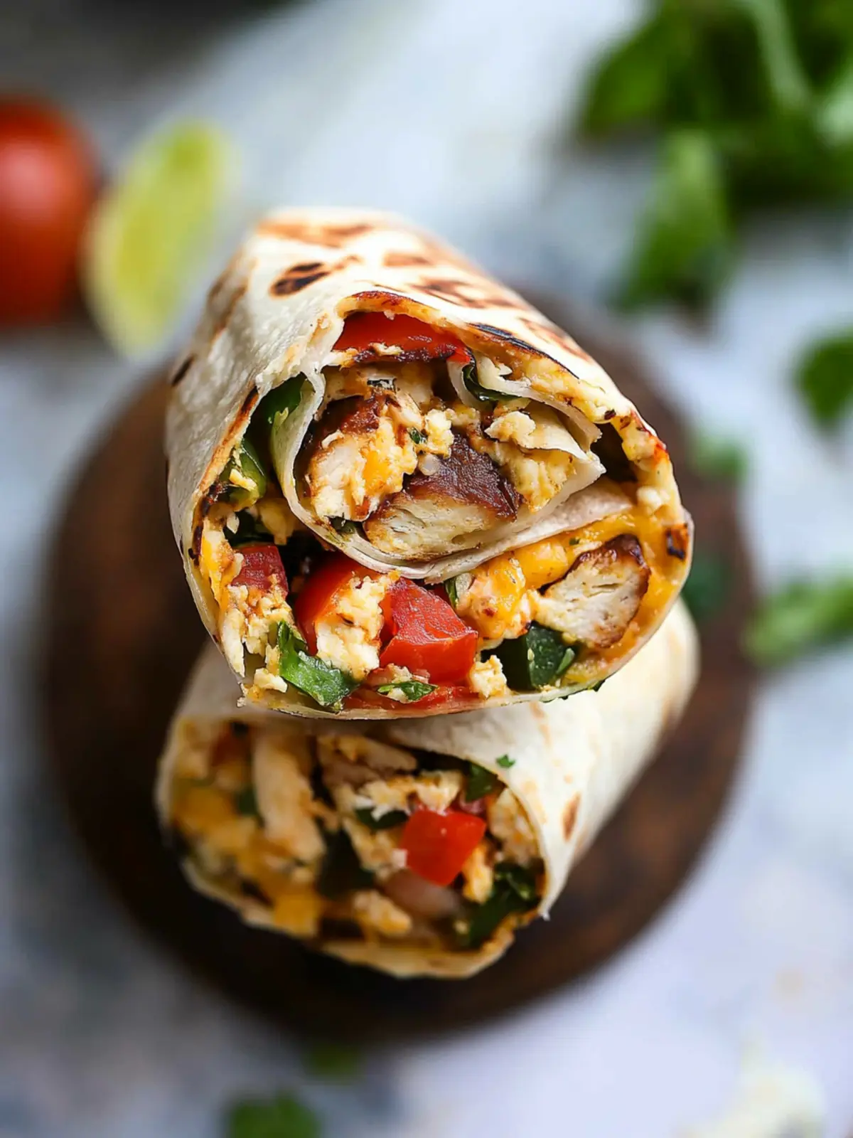 Low-Calorie Healthy Breakfast Burritos for Easy Meal Prep 4 Low- Calorie Healthy Breakfast Burritos (Meal-Prep Friendly)