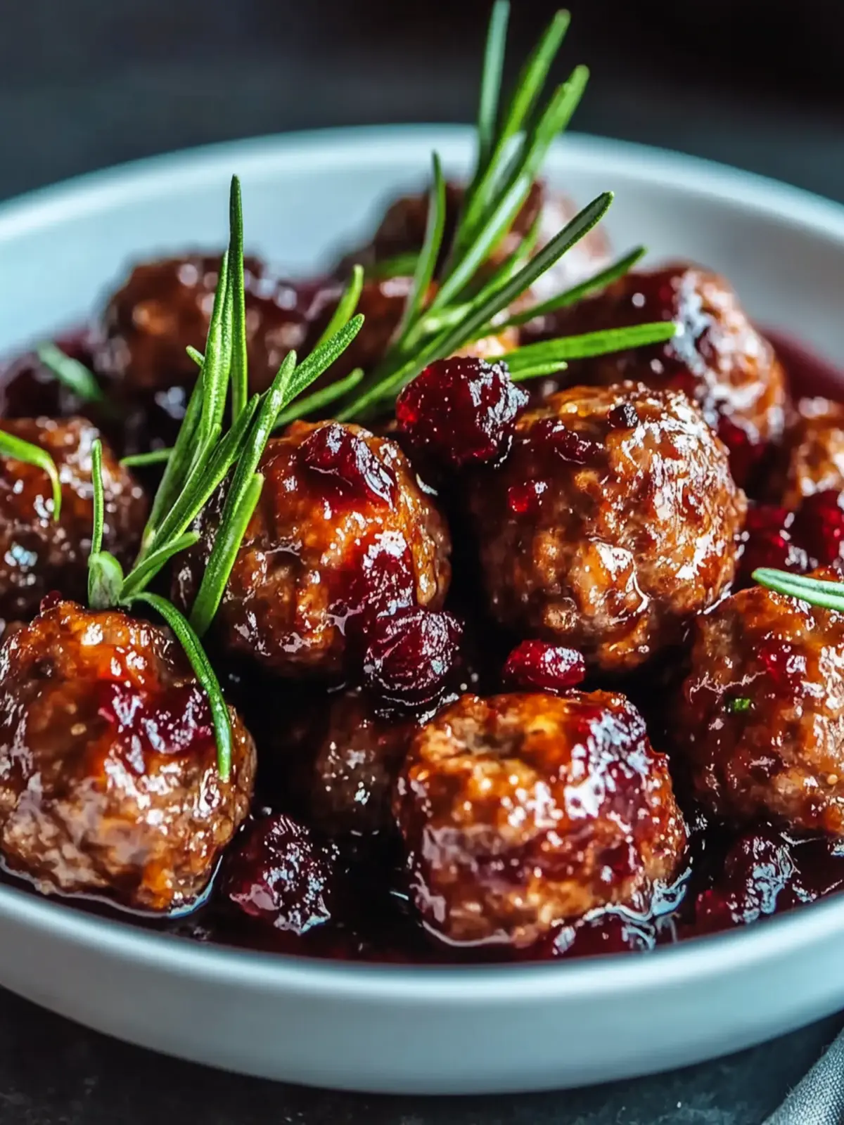 Cranberry Meatballs: Sweet & Savory Holiday Party Star 4 Cranberry Meatballs