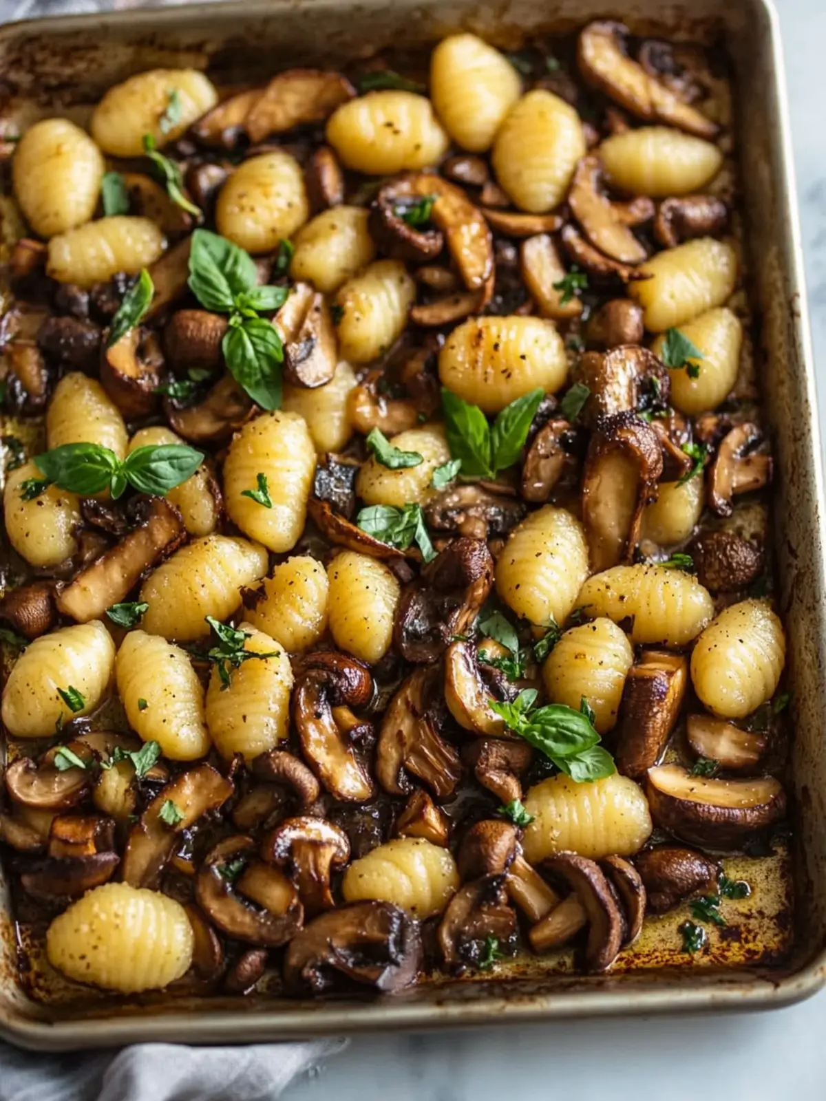 Savory Mixed Mushroom Sheet Pan Gnocchi for Easy Dinner Bliss 3 Mixed Mushroom Sheet Pan Gnocchi