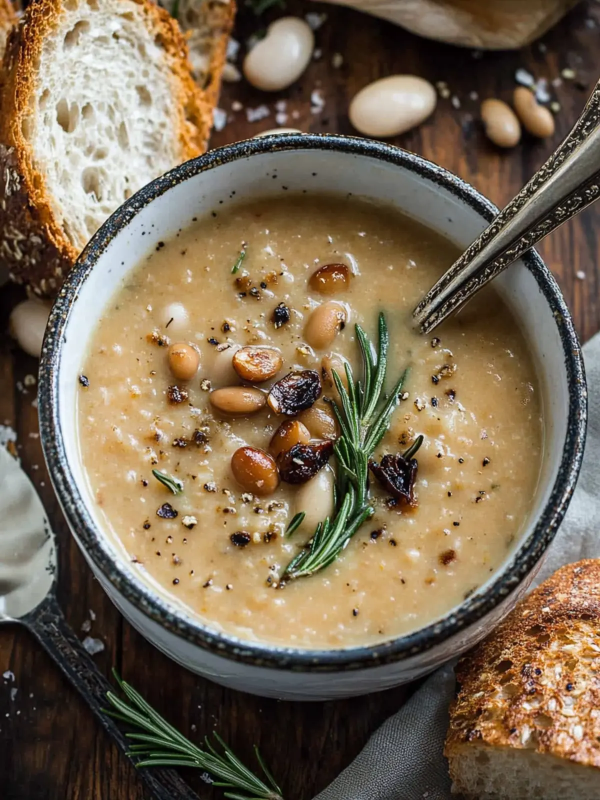Cozy Up with Rosemary Roasted Garlic Bean Soup Delight 4 Rosemary Roasted Garlic Bean Soup