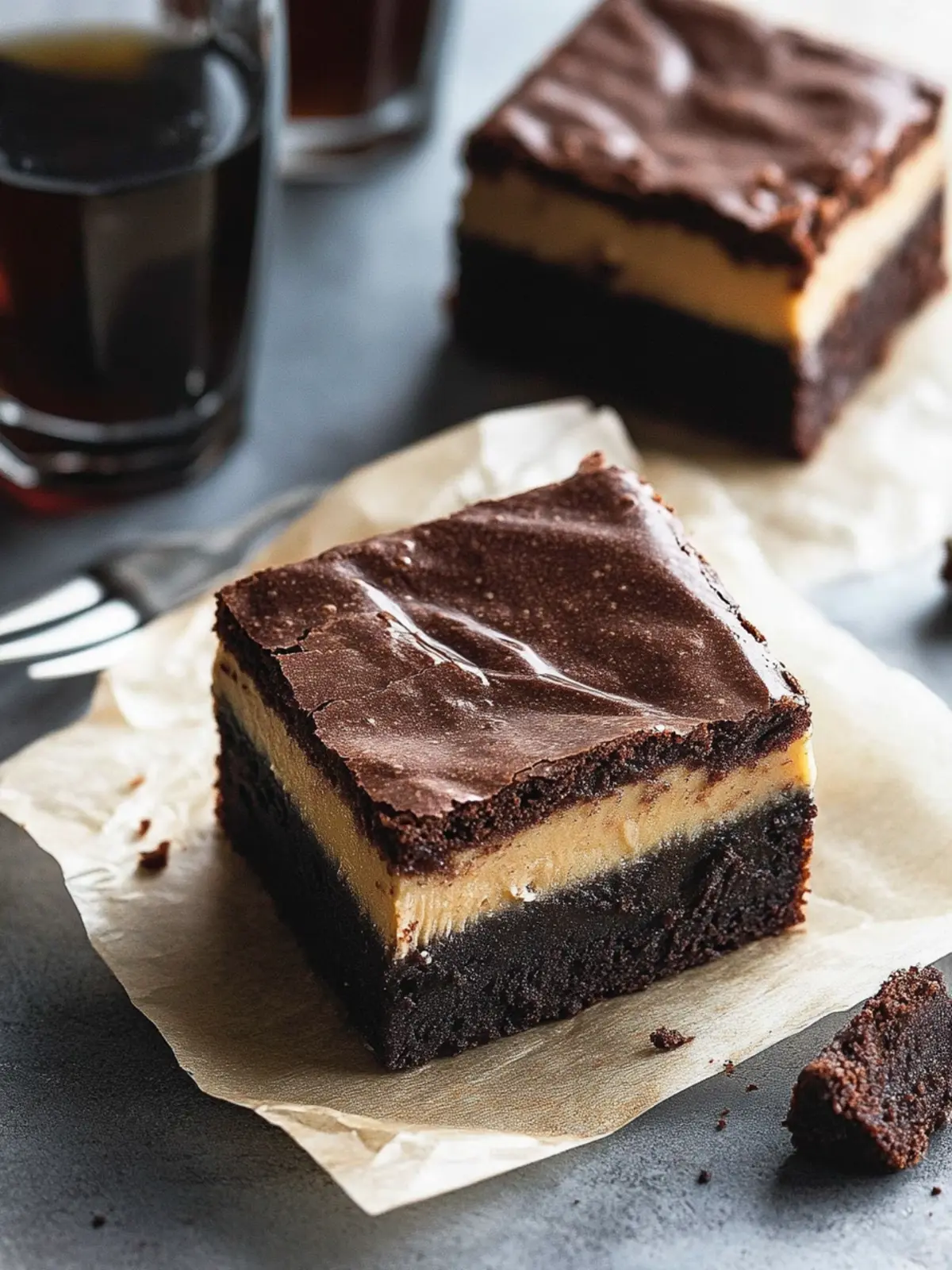 Indulge in Decadent Baileys Brownies with Ganache Delight 2 Baileys Brownies