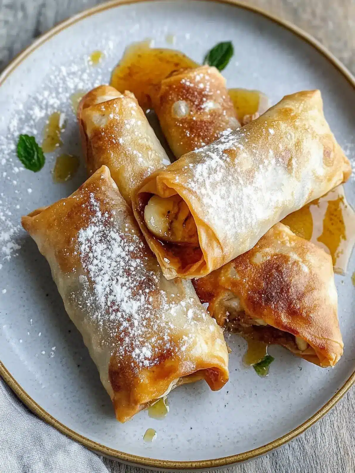 Crispy Air Fryer Banana Egg Rolls That Wow Your Taste Buds 2 Banana Egg Rolls (Air Fryer)