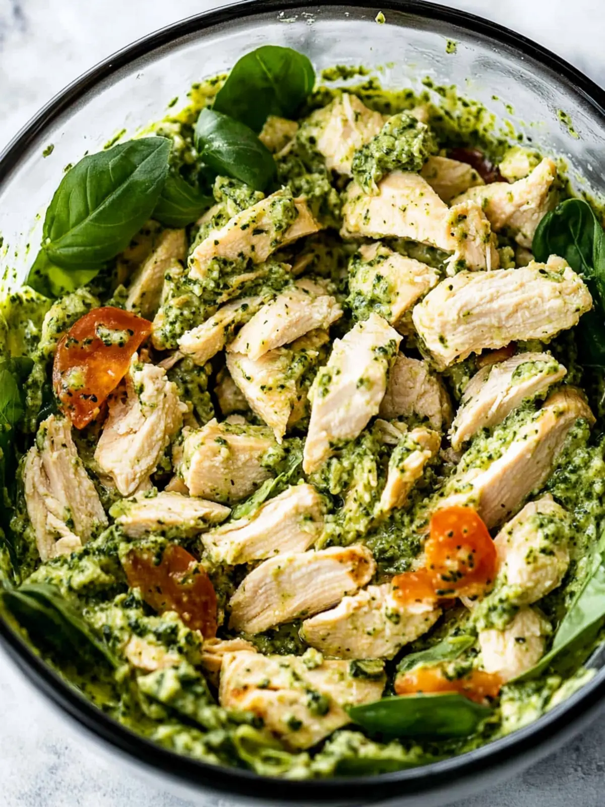 Easy Pesto Chicken Salad Recipe Perfect for Delicious Wraps 3 Easy Pesto Chicken Salad Recipe (Great for Wraps!)