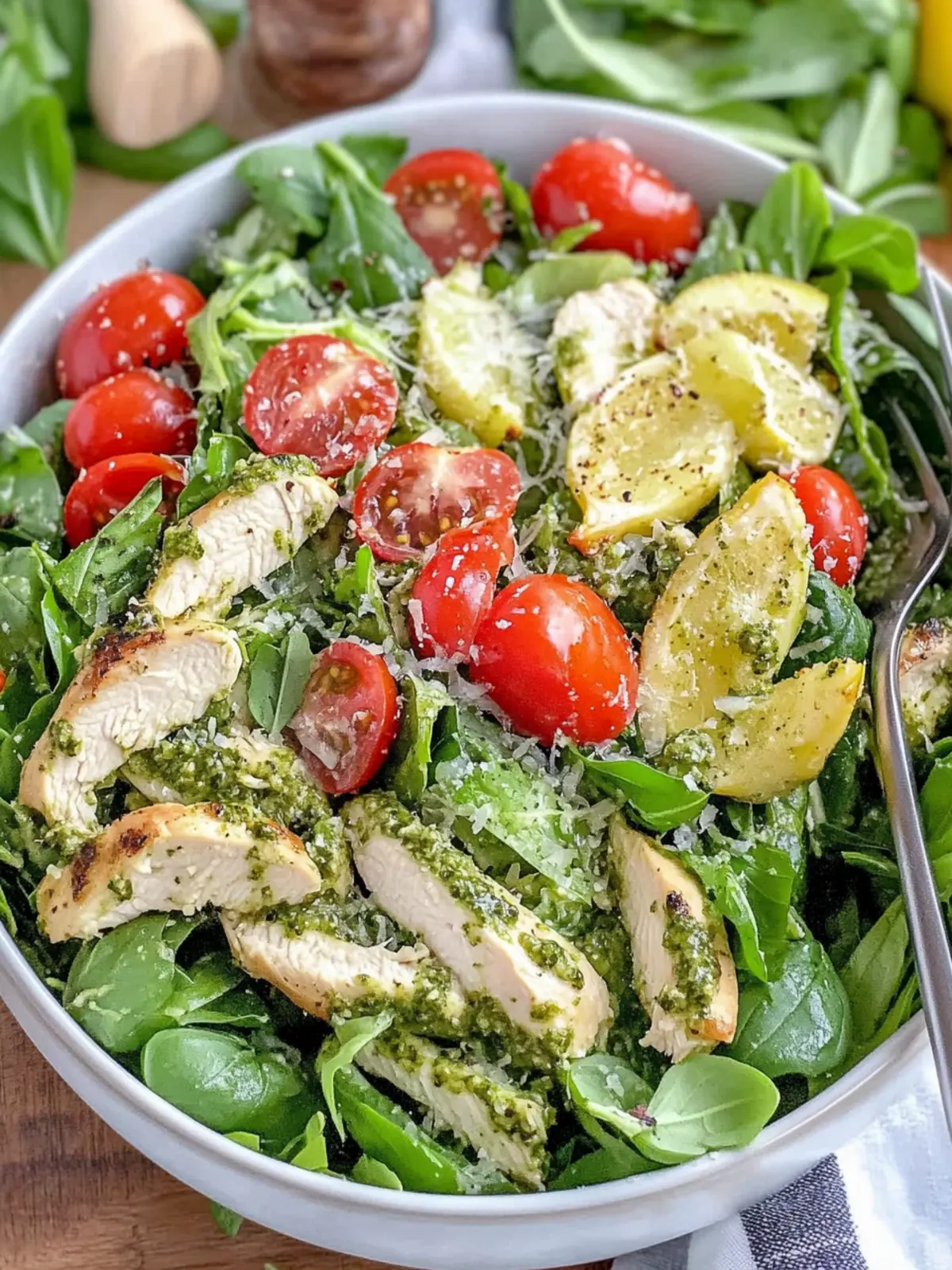 Basil Pesto Chicken Salad: Fresh Flavors for Home Cooks 5 Basil Pesto Chicken Salad