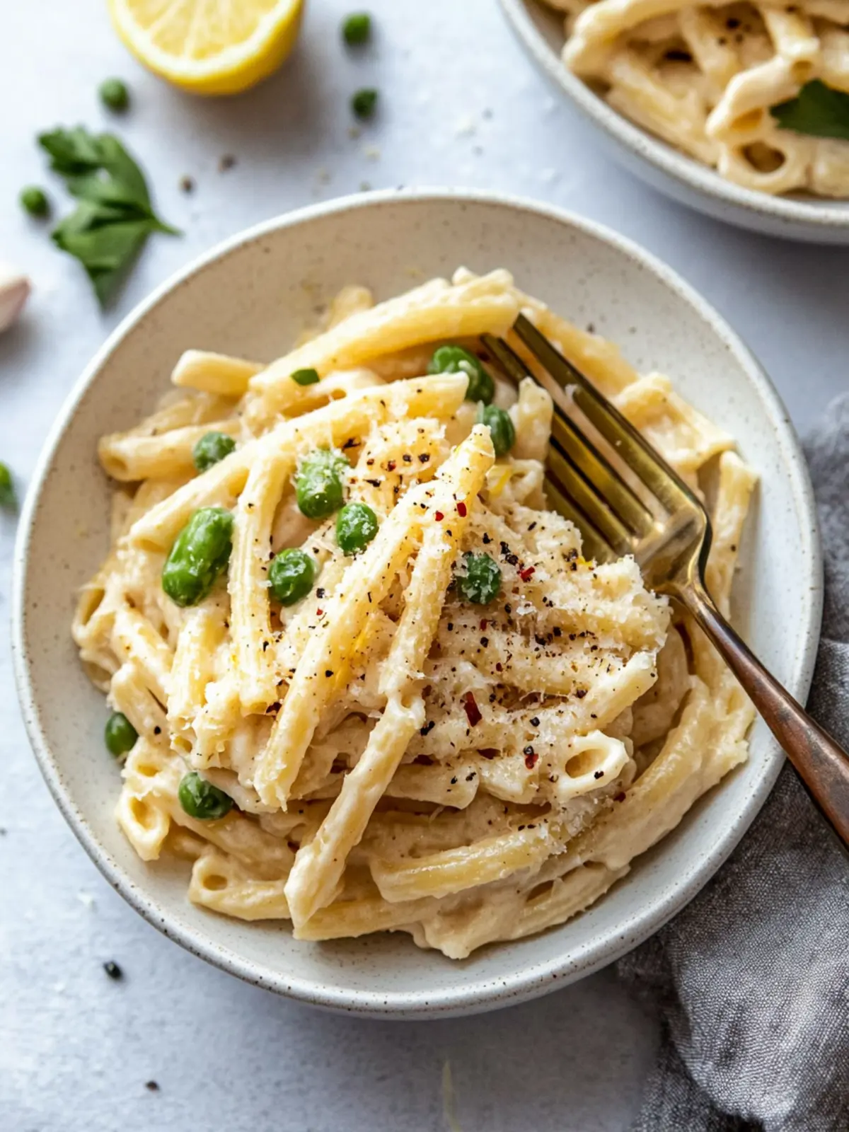 Vegan Lemon White Bean Pasta That's Bursting with Flavor 5 Vegan Lemon White Bean Pasta