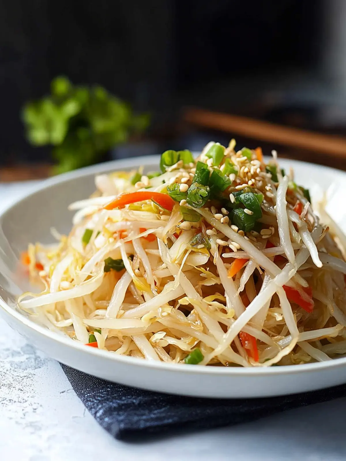 Delicious Korean Bean Sprout Salad to Refresh Your Sides 3 Korean Bean Sprout Salad