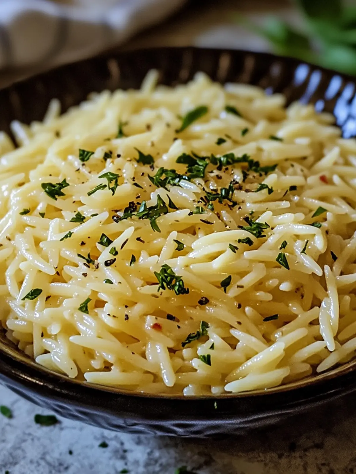 Elevate Your Dinner Game with Garlic Butter Orzo Bliss 3 Elevate Your Dinner Game with Easy Garlic Butter Orzo