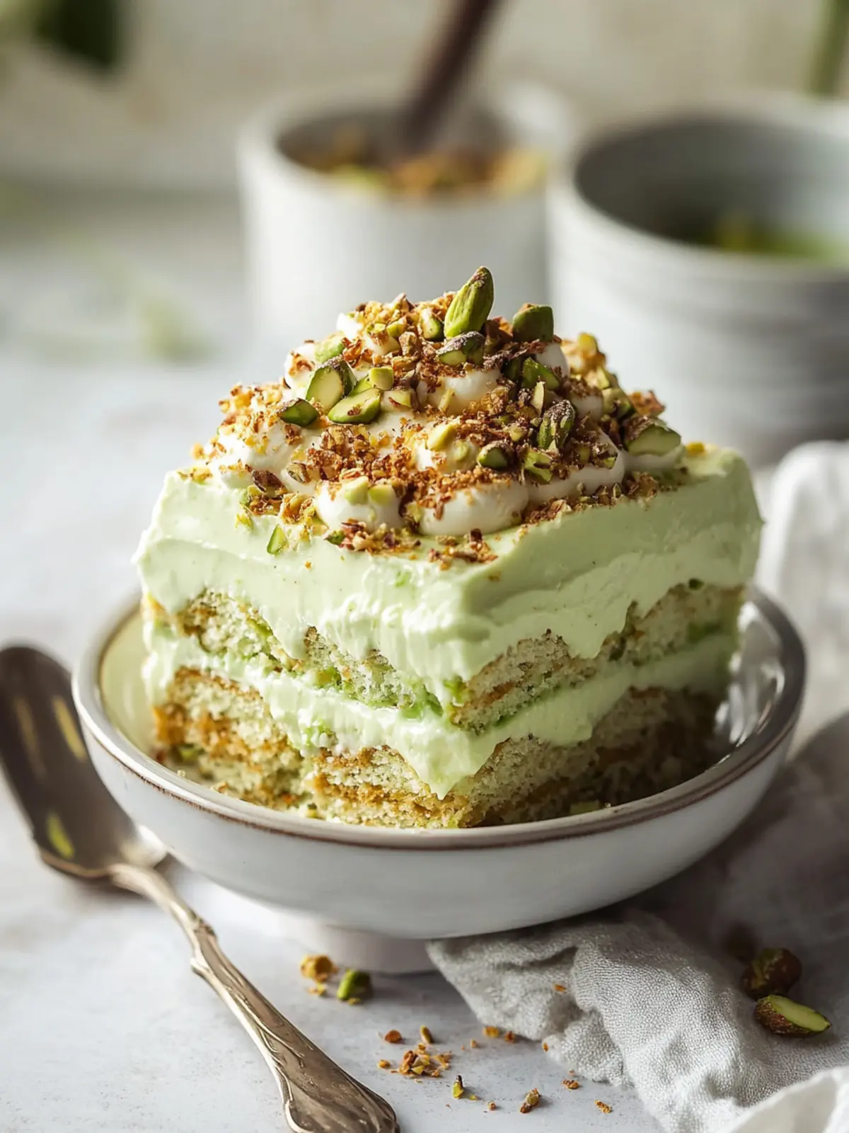 Irresistible Pistachio Tiramisu for a Flavorful Twist 5 Pistachio Tiramisu