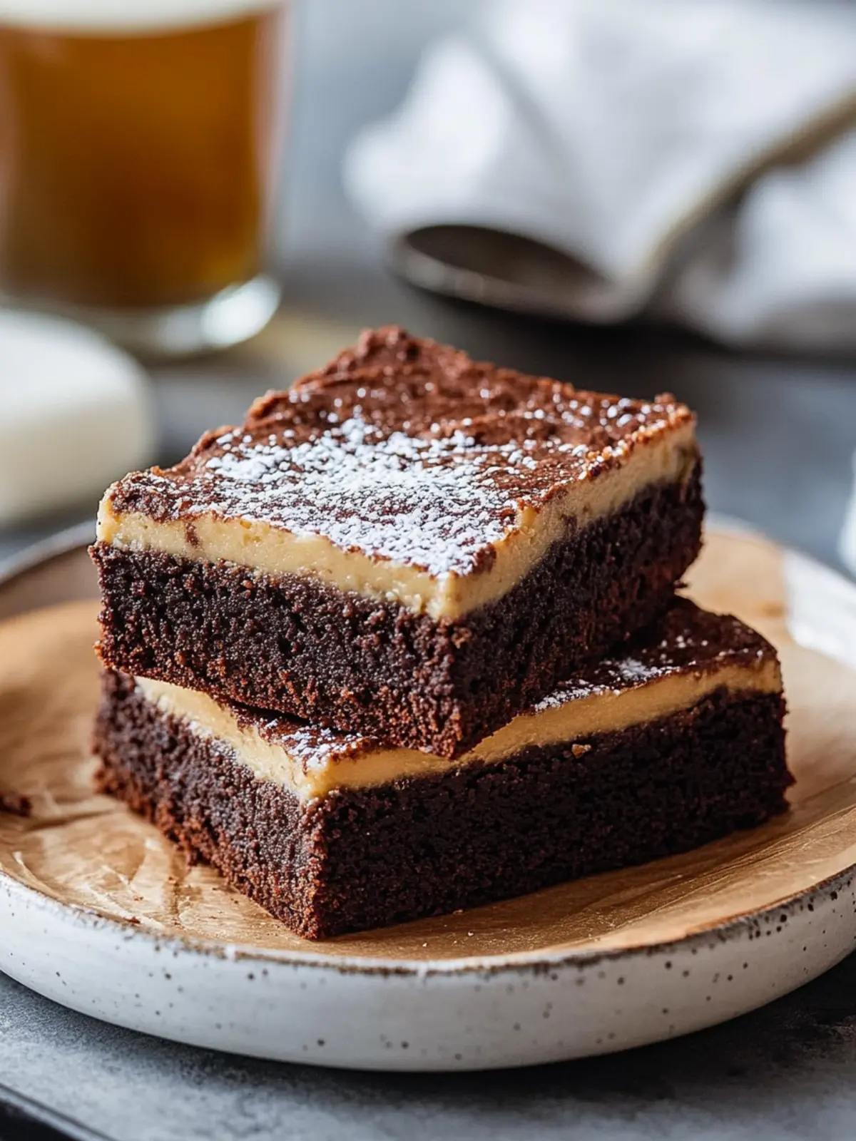 Indulge in Decadent Baileys Brownies with Ganache Delight 4 Baileys Brownies