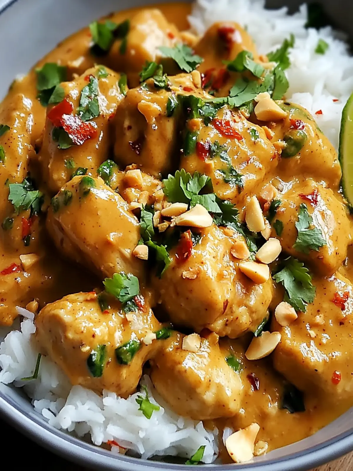 Savor the Flavor: Easy Thai Peanut Chicken in 30 Minutes 4 Thai Peanut Chicken