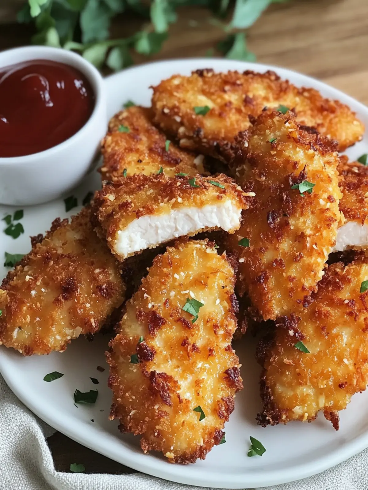 Crispy Paleo Chicken Tenders Easy Coconut Almond Coating 4 Crispy Paleo Chicken Tenders Recipe Easy Coconut Almond Coating
