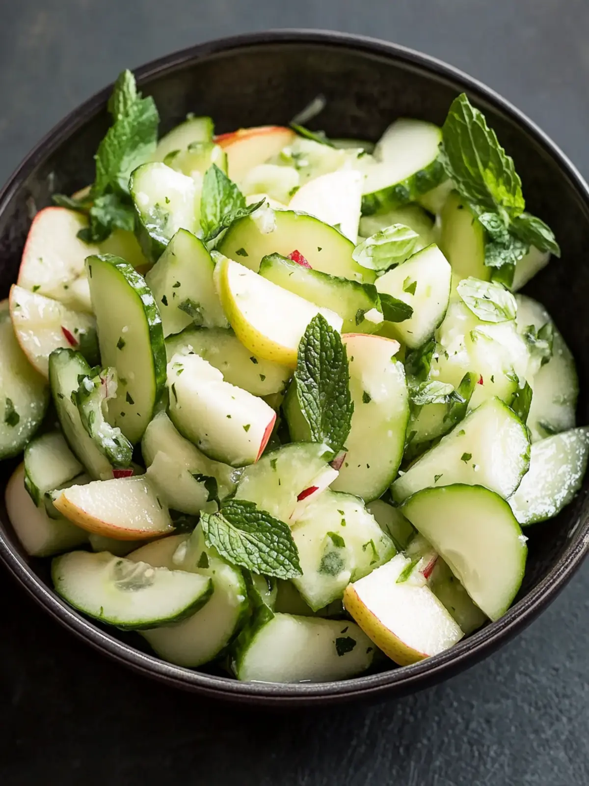 Crunchy Cucumber Apple Salad with Fresh Dressing Delight 5 Crunchy Cucumber Apple Salad with Fresh Dressing