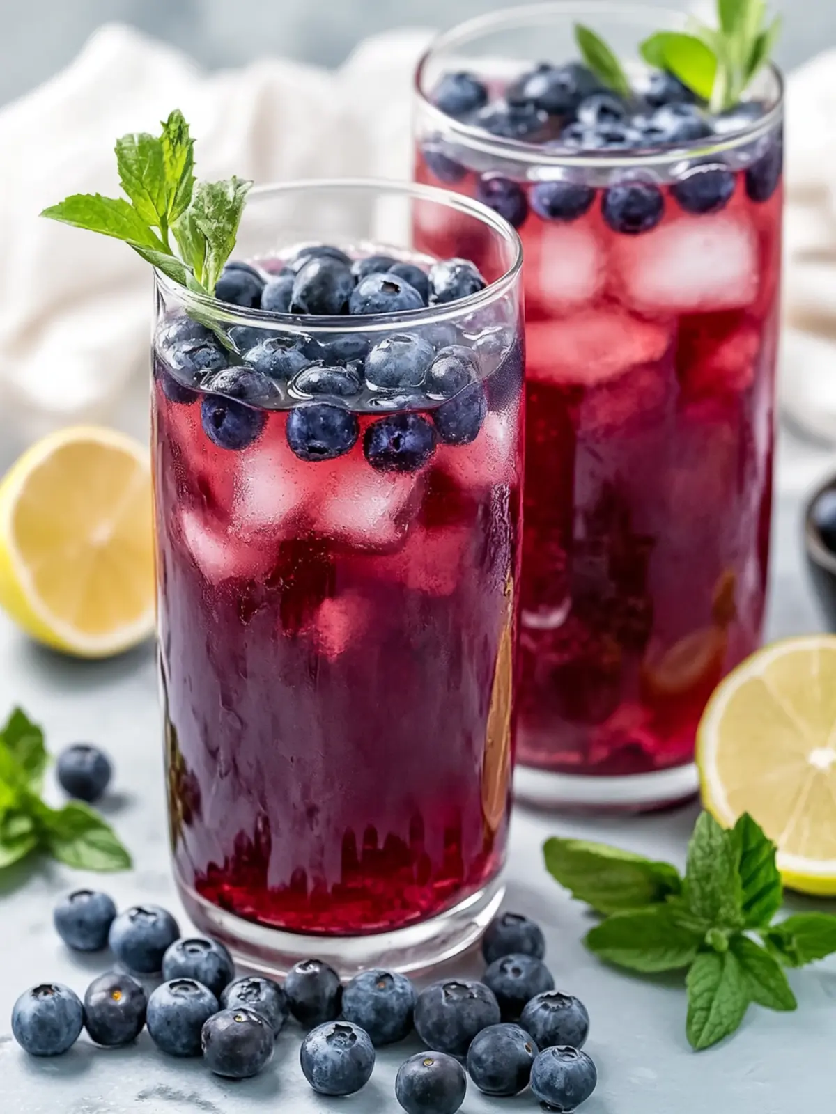 Refresh with Homemade Blueberry Iced Tea – Perfect for Summer! 2 Blueberry Iced Tea