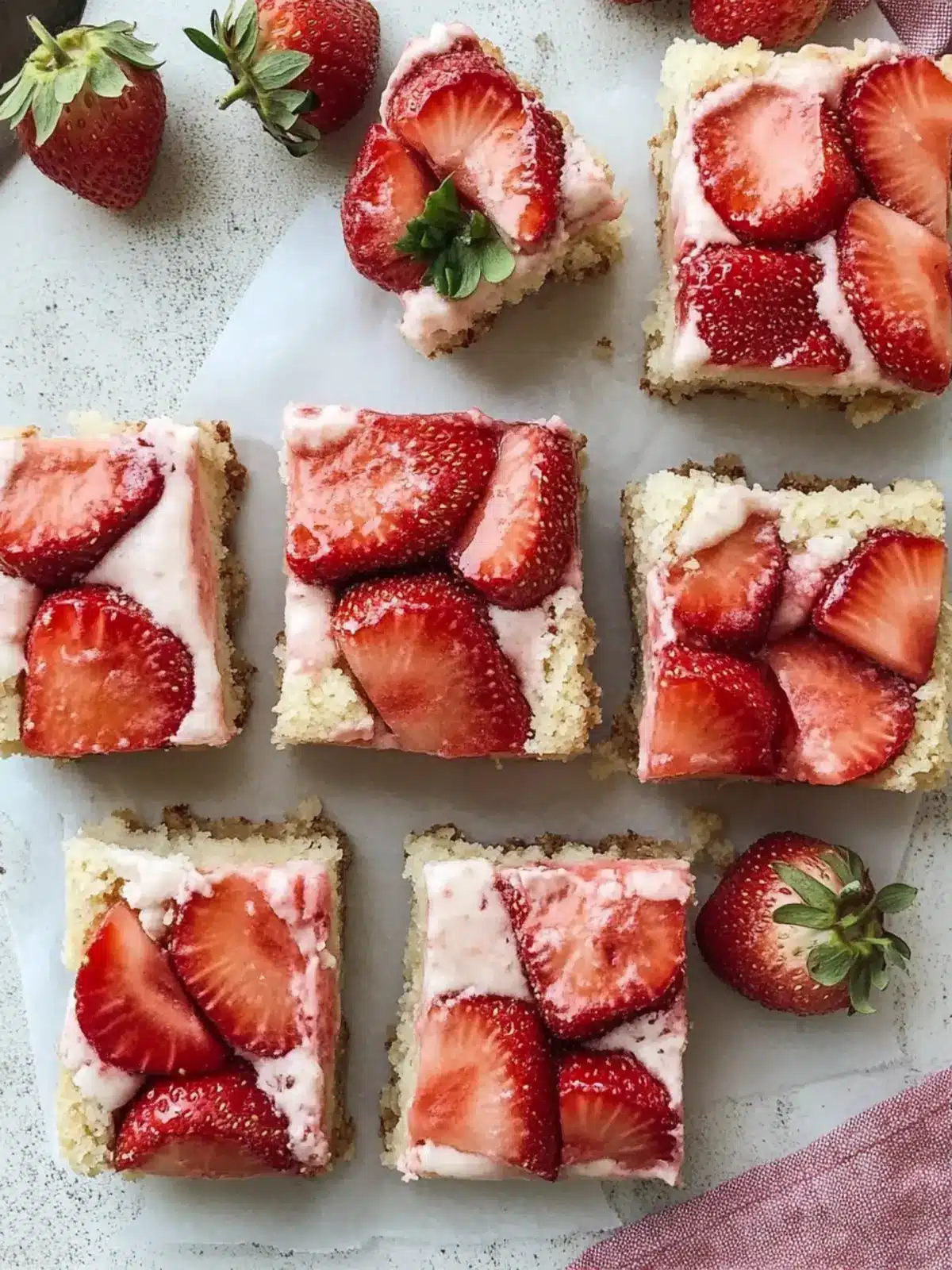 Delicious Strawberry Bars Gluten Free and Vegan Bliss 5 Strawberry Bars (Gluten Free + Vegan)