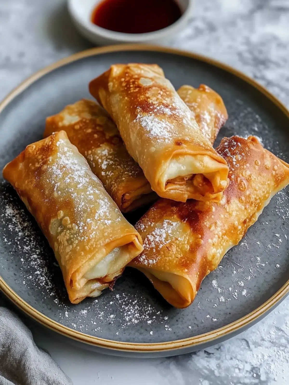 Crispy Air Fryer Banana Egg Rolls That Wow Your Taste Buds 4 Banana Egg Rolls (Air Fryer)
