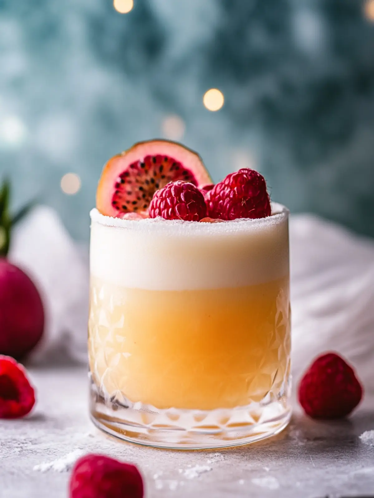 Sip the Sunshine: Raspberry Passionfruit Tequila Sour 2 Raspberry Passionfruit Tequila Sour