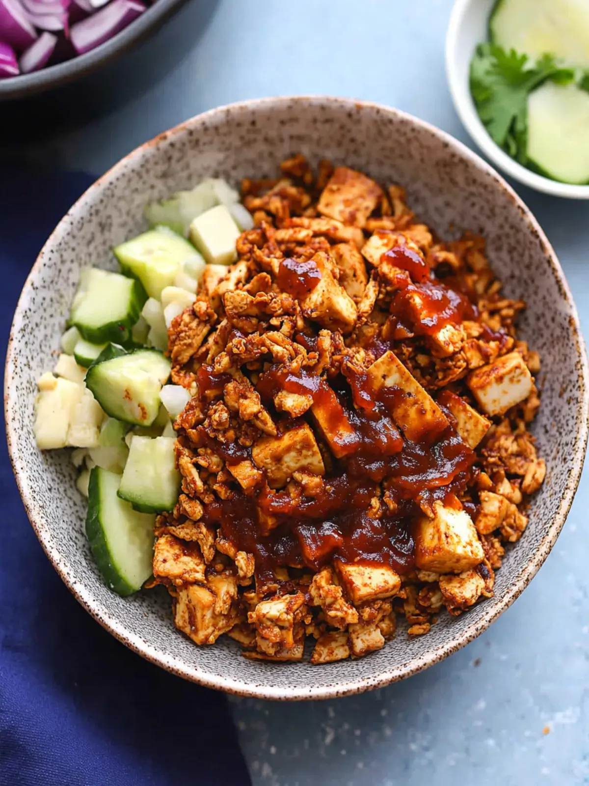 Deliciously Easy Baked BBQ Shredded Tofu You’ll Crave 2 Baked BBQ Shredded Tofu