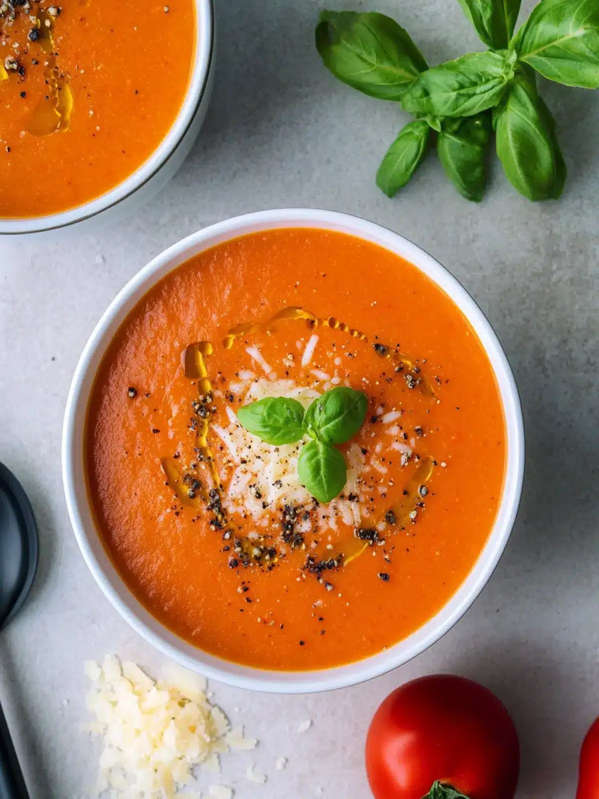 High Protein Tomato Soup: Comforting Cottage Style Delight 2 High Protein Tomato Soup