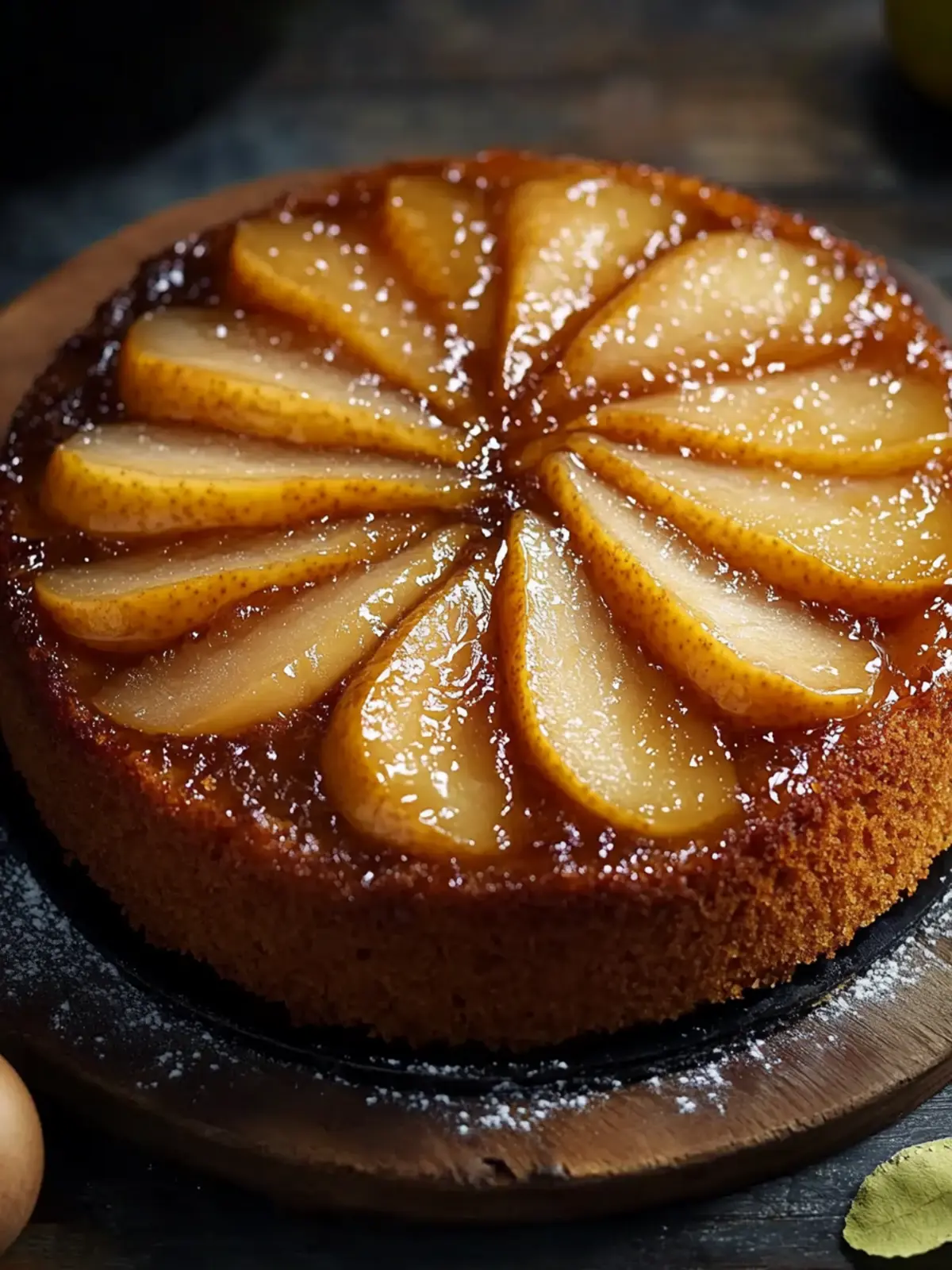 Irresistible Vanilla Pear Upside-Down Cake for Cozy Nights 3 Vanilla Pear Upside-Down Cake