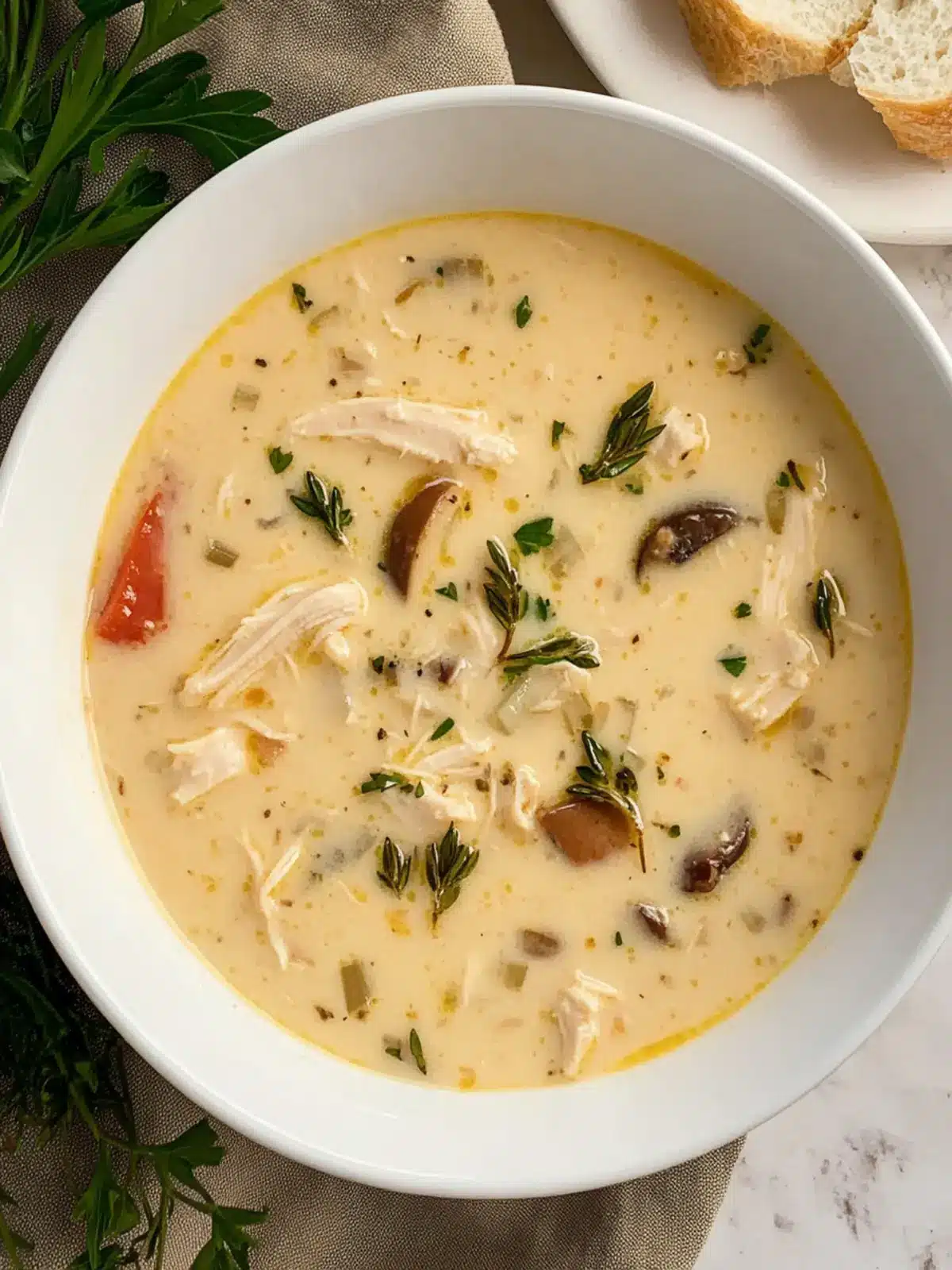 Creamy Boursin Chicken Soup to Cozy Up Your Weeknight Dinners 3 Creamy Boursin Chicken Soup