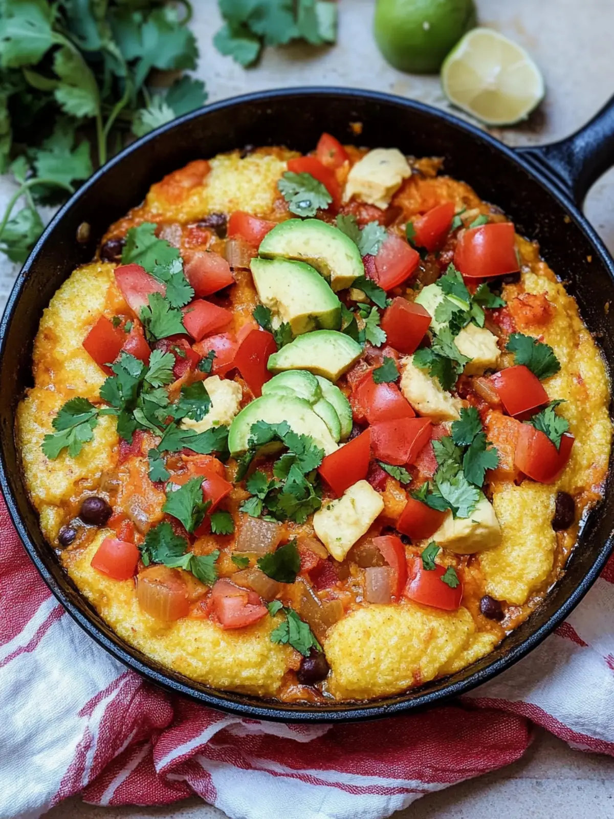 One Pan Mexican Polenta Skillet That Will Wow Your Taste Buds 5 One Pan Mexican Polenta Skillet