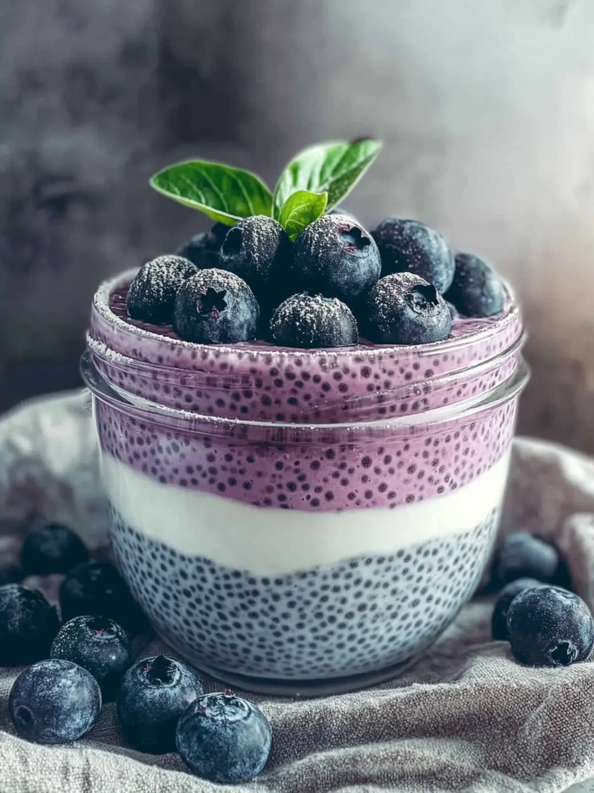 Easy Blueberry Chia Pudding with Greek Yogurt Bliss 2 Blueberry Chia Pudding with Greek Yogurt, Easy Recipe