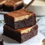 Indulge in Decadent Baileys Brownies with Ganache Delight 6 Baileys Brownies