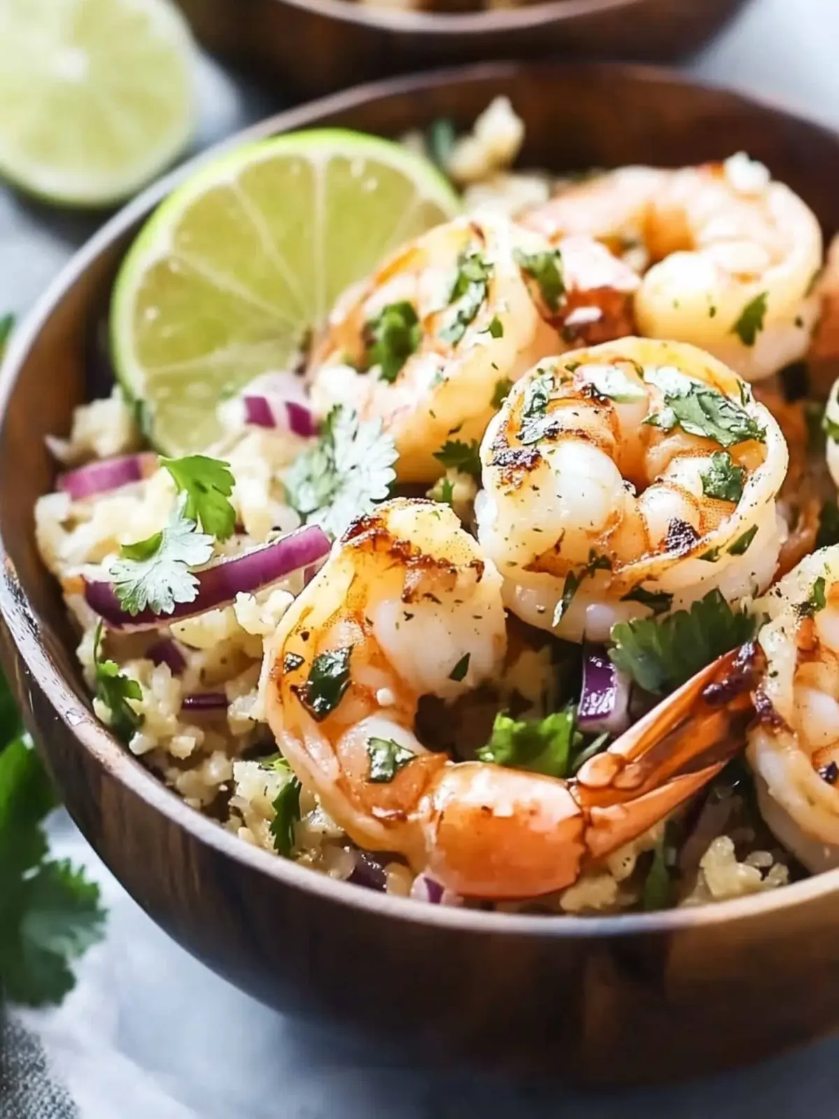Cilantro Lime Shrimp Bowls: Fresh Flavors for Keto Lovers 2 Cilantro Lime Shrimp Bowls (Paleo, Whole30 + Keto)